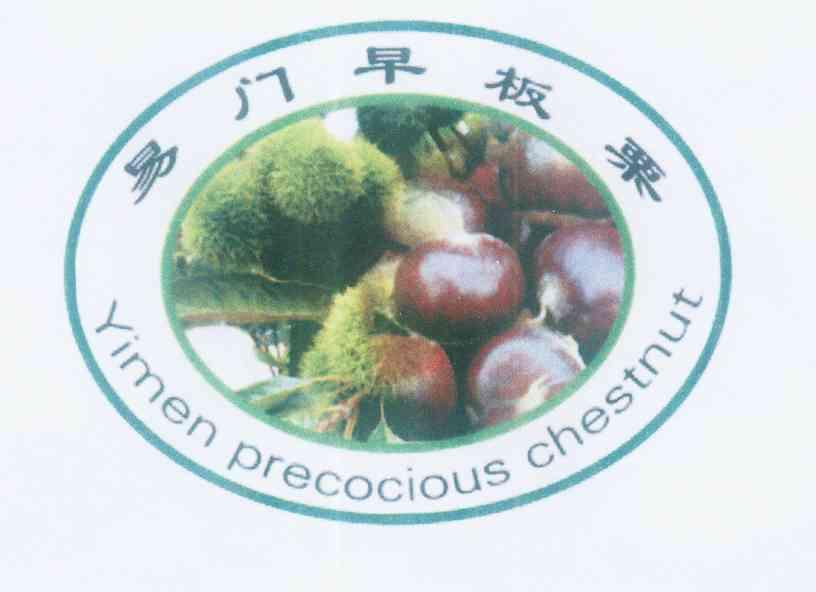 商标名称:易门早板栗 yimen precocious chestnut 注册号:11720916