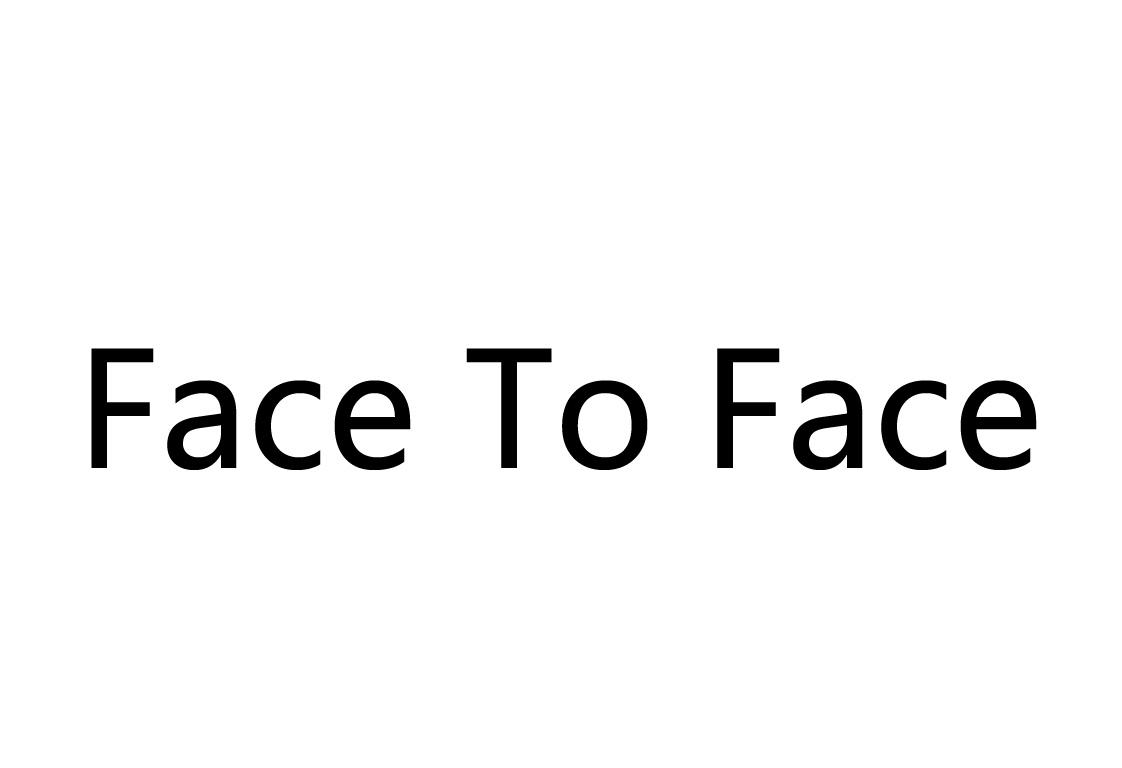 商標名稱:facetoface face to face 註冊號:18284330 商標類型:第41類