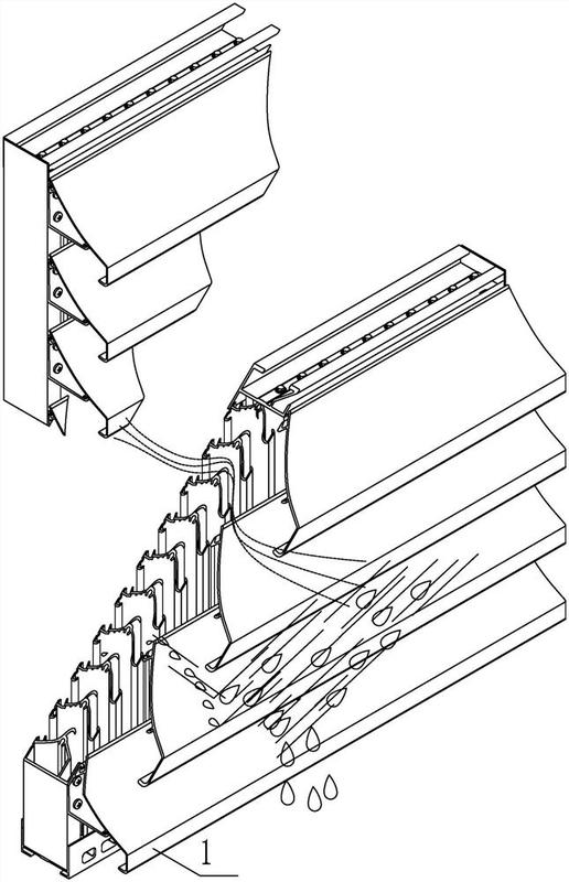双层防雨通风百叶窗