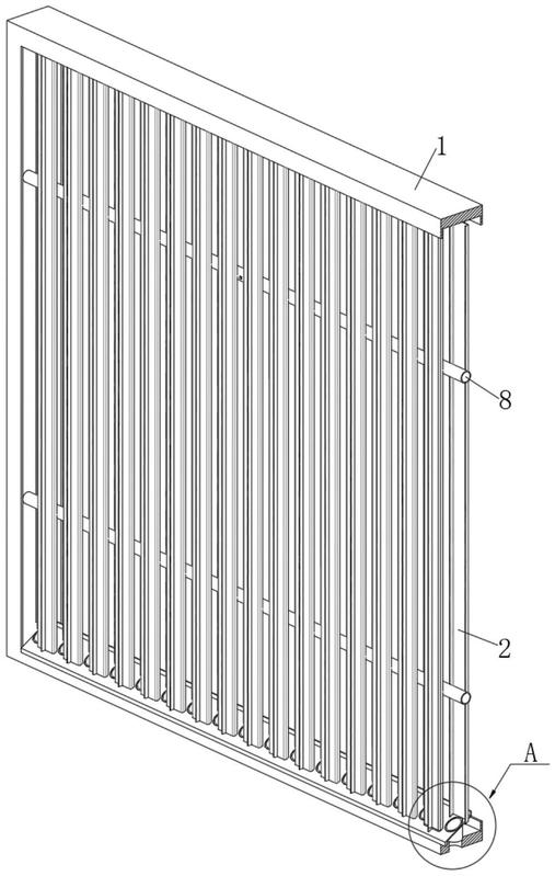 一种防雨防砂百叶窗
