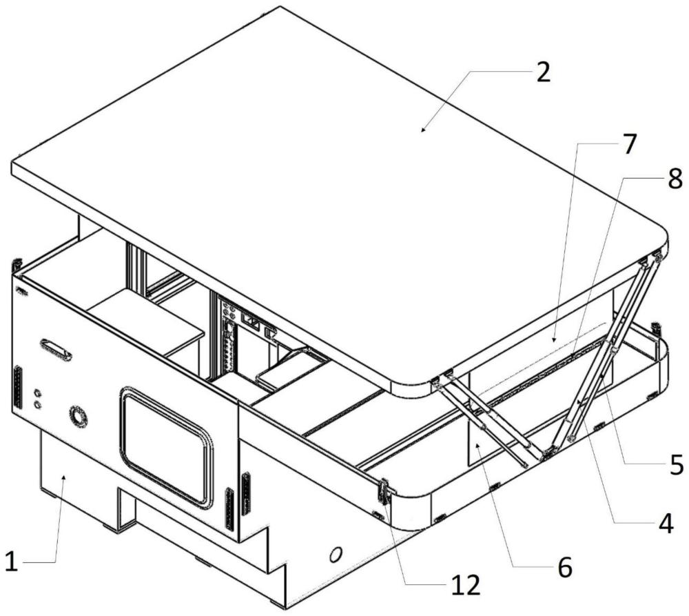 一种房车升顶机构